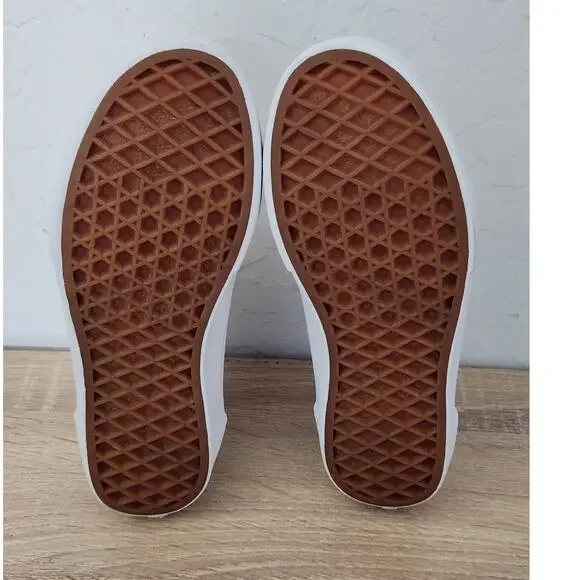 VANS Kids Size 3 Shoes White Rainbow Casual School Play Sneakers Youth Skate - Picture 10 of 10